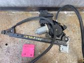 Rear door window regulator with motor