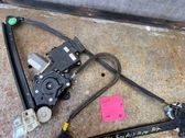 Rear door window regulator with motor