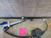 Rear door window regulator with motor