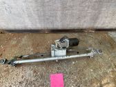 Front wiper linkage and motor