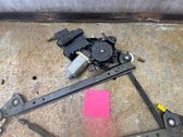 Rear door window regulator with motor
