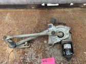 Front wiper linkage and motor
