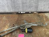 Front wiper linkage and motor