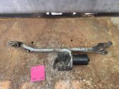 Front wiper linkage and motor