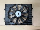Radiator cooling fan shroud