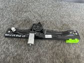 Rear door window regulator with motor