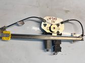Rear door window regulator with motor