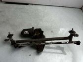 Front wiper linkage and motor