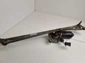 Front wiper linkage and motor