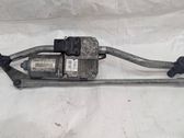 Tringlerie et moteur d'essuie-glace avant