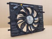 Radiator cooling fan shroud