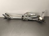 Front wiper linkage and motor