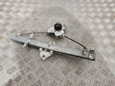 Rear door window regulator with motor