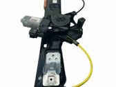 Rear door window regulator with motor