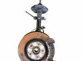 Front wheel hub spindle knuckle