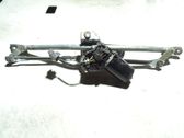 Front wiper linkage and motor