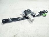 Rear door window regulator with motor