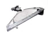 Rear door window regulator with motor