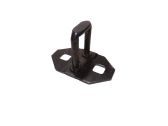 Loading door lock loop/hook striker