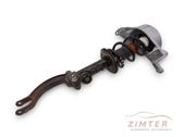 Front shock absorber with coil spring