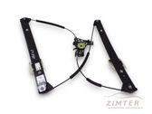 Front window lifting mechanism without motor