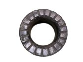Rear coil spring rubber mount