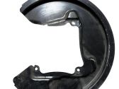 Rear brake disc plate dust cover