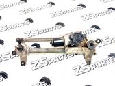 Front wiper linkage and motor