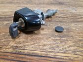Front door lock (next to the handle)