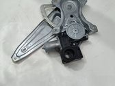 Rear door window regulator with motor