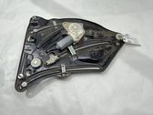 Rear door window regulator with motor