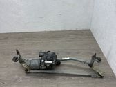 Front wiper linkage and motor