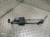 Front wiper linkage and motor