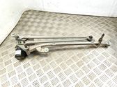 Front wiper linkage and motor