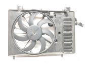 Radiator cooling fan shroud