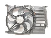 Radiator cooling fan shroud