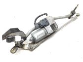 Front wiper linkage and motor