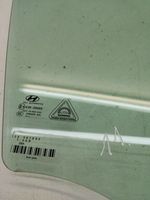 Hyundai Tucson TL Front door window glass four-door 43R00049