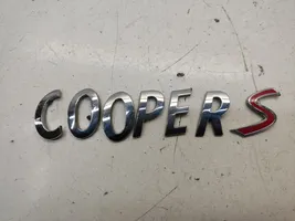 Mini Cooper Countryman R60 Valmistajan merkki/mallikirjaimet 