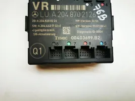 Mercedes-Benz C W204 Door control unit/module A2048702126