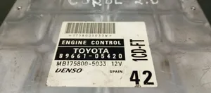 Toyota Corolla E140 E150 Engine control unit/module 8966105420