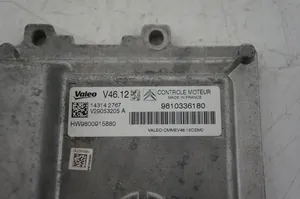 Citroen C3 Unité de commande, module ECU de moteur 9810336180