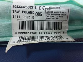 Mercedes-Benz S W222 Kurtyna airbag 2228601302