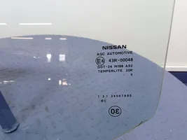Nissan Pulsar Szyba drzwi tylnych 01