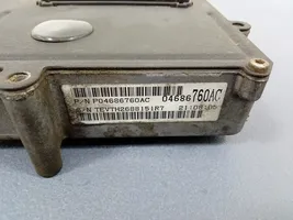 Chrysler Grand Voyager III Module de contrôle de boîte de vitesses ECU P04686760AC