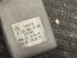 Mercedes-Benz GLE (W166 - C292) Klamra tylnego pasa bezpieczeństwa A1668600769