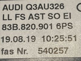 Audi Q3 F3 Garniture, panneau de grille d'aération latérale 83B820901
