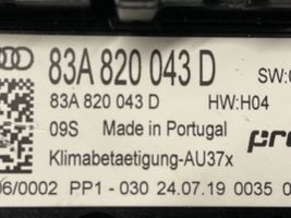 Audi Q3 F3 Unité de contrôle climatique 83A820043D