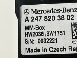 Mercedes-Benz GLA H247 USB-pistokeliitin A2478203802