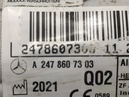 Mercedes-Benz GLA H247 Stogo oro pagalvė (užuolaida) A2478607303